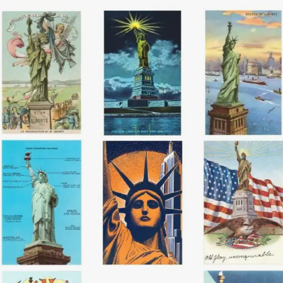 Statue of Liberty Postcard Booklet