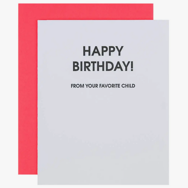 Birthday Favorite Child