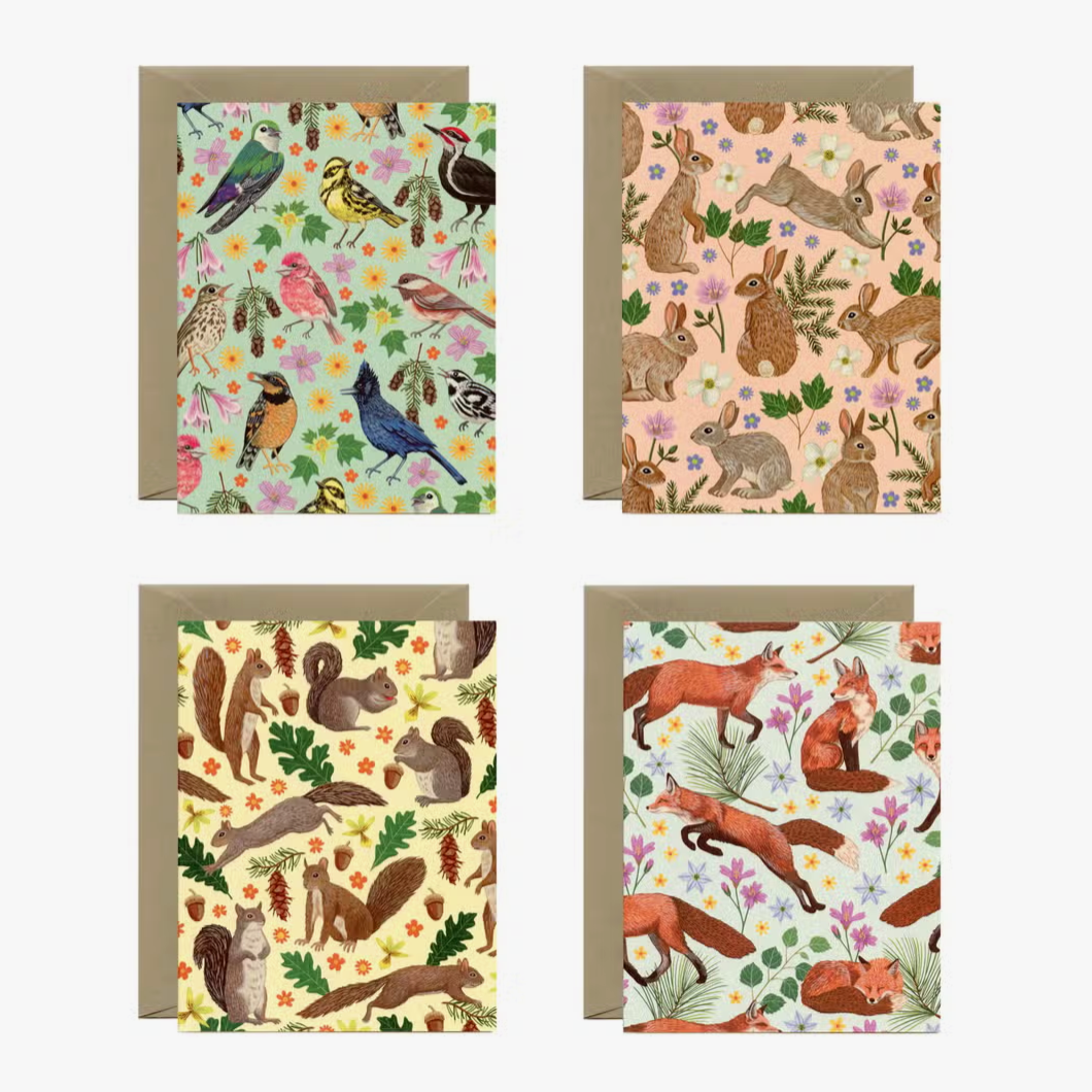 Forest Animals Everyday Stationery Cards