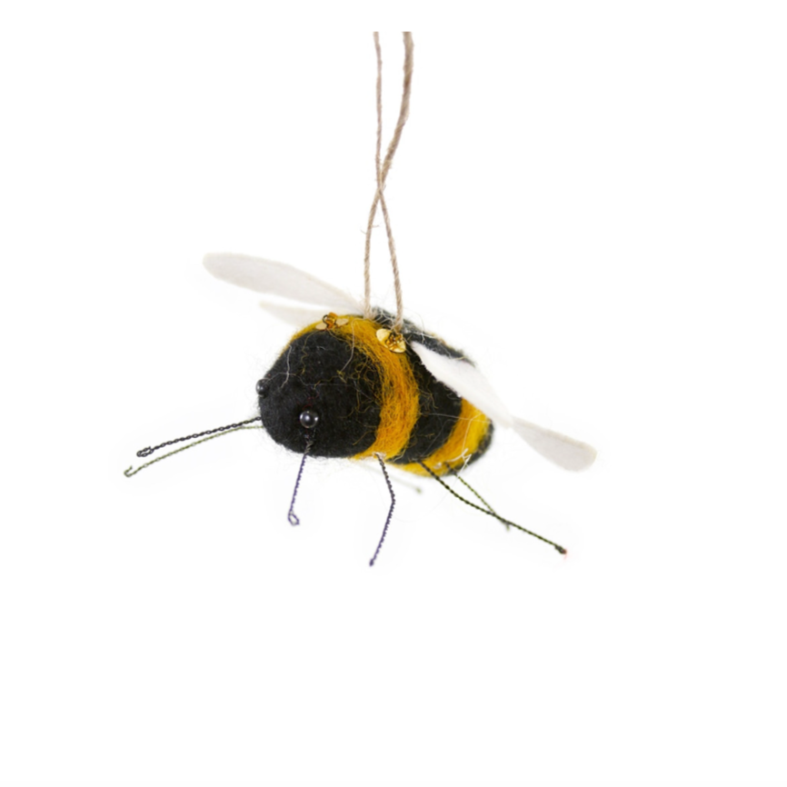 Felt Bee Ornament