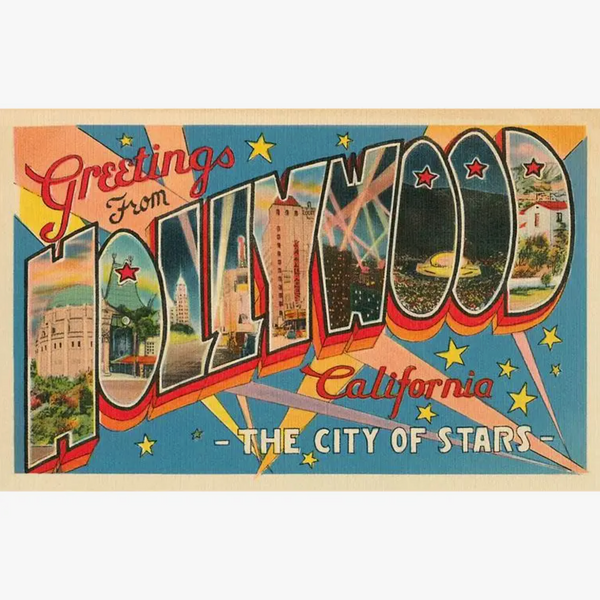 Greetings from Hollywood, California - Postcard