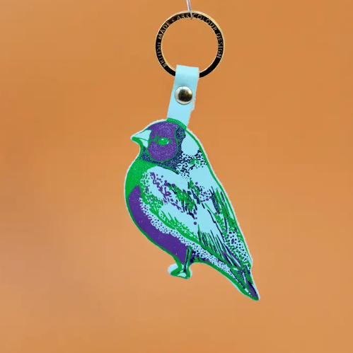 Finch Bird Key Fob