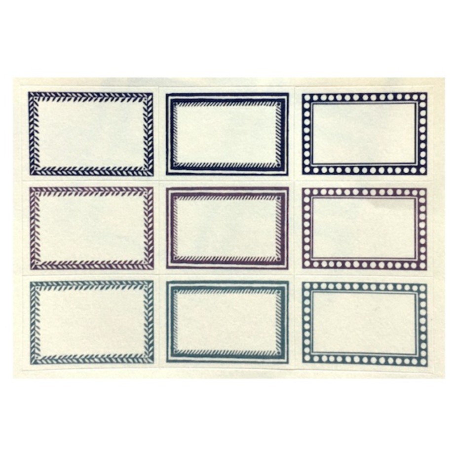 Small Self-Adhesive Labels - Pack of 18