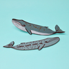 Whale 'Sail With Me' Bookmark