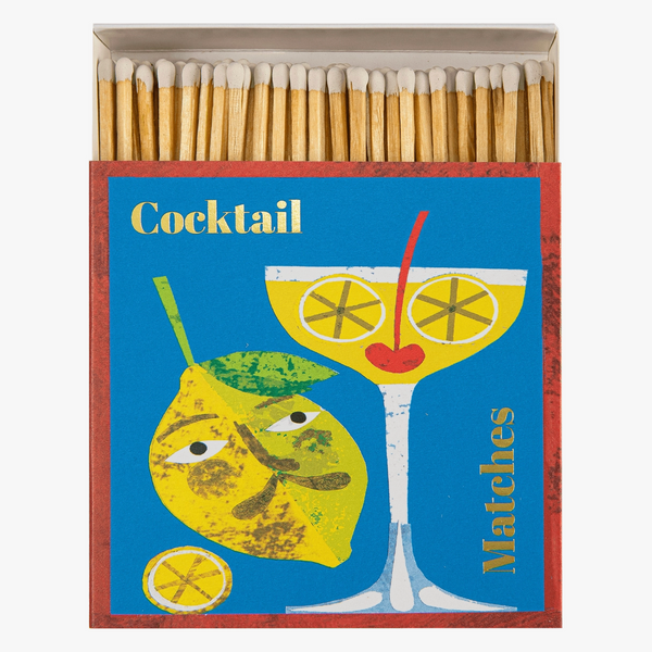 Zesty Cocktail Square Safety Matches
