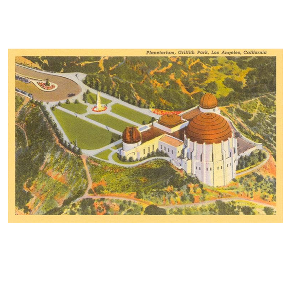 LA-384 Griffith Park Planetarium, Hollywood, California Postcard