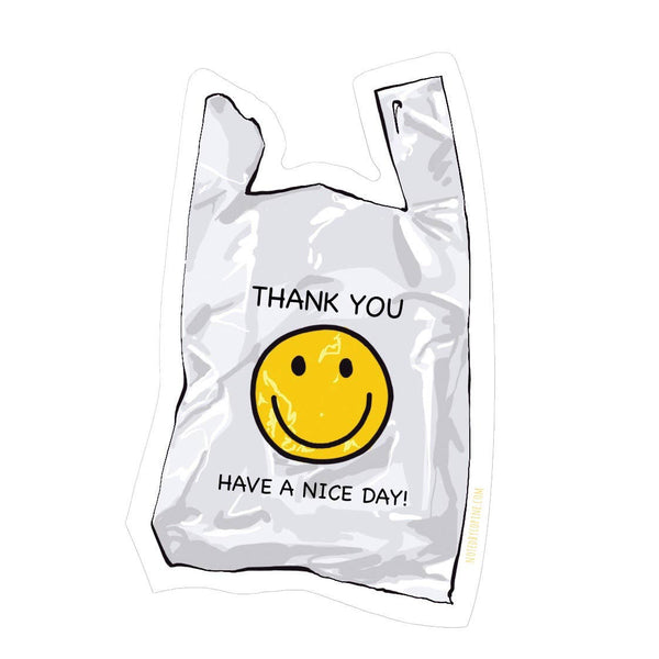 Thank You Bag Eco Sticker