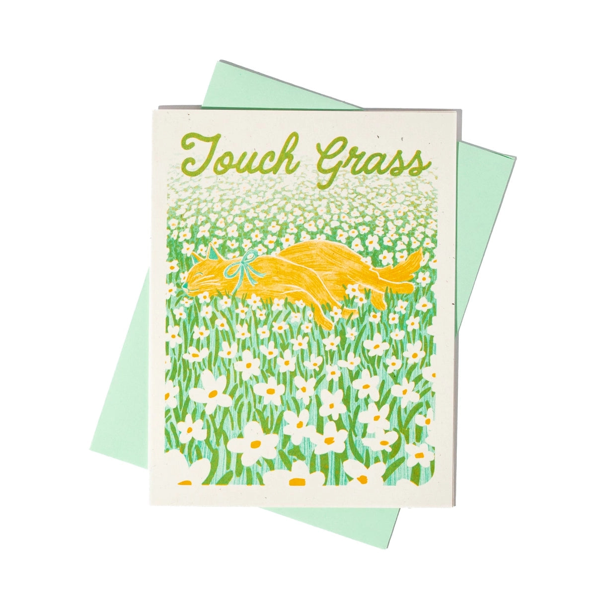 Touch Grass Cat