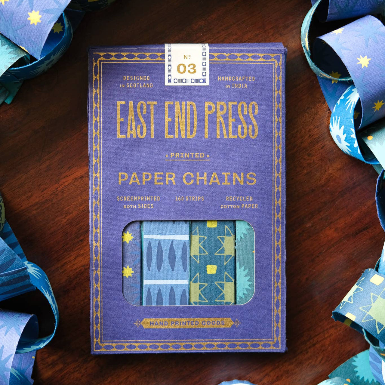 Blue & Yellow Paper Chain Kit