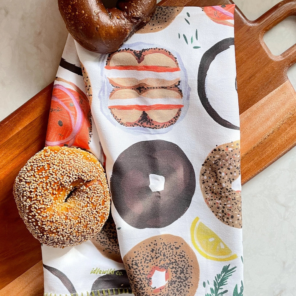 Bagel Tea Towel