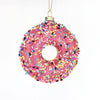 Pink Sprinkles Donut Ornament