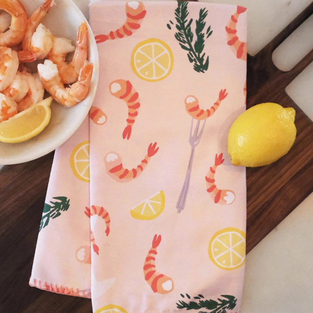 Shrimp Cocktail Tea Towel