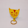 Cat Key Fob - Yellow