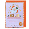 Santa's Nice List Holiday Certificate