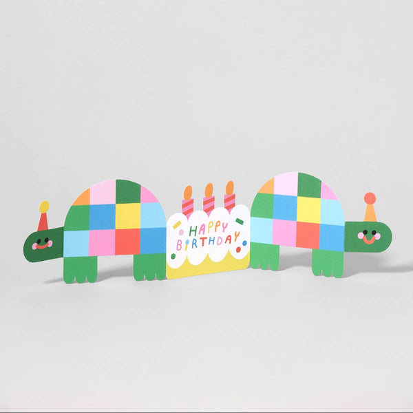 Birthday Tortoises Fold Out