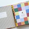 Rainbow Check Perpetual Planner, Non Dated