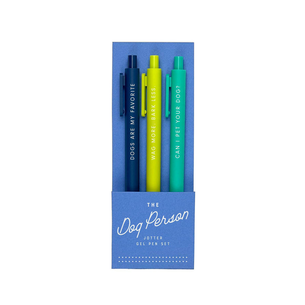 The Dog Person Jotter Gel Pen Set