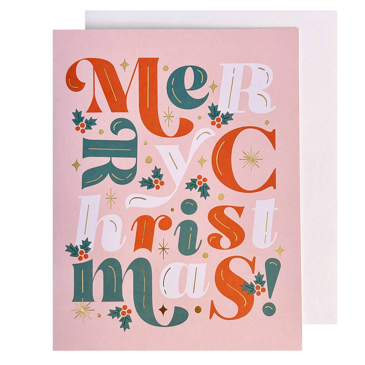 Merry Christmas Big Type Holiday