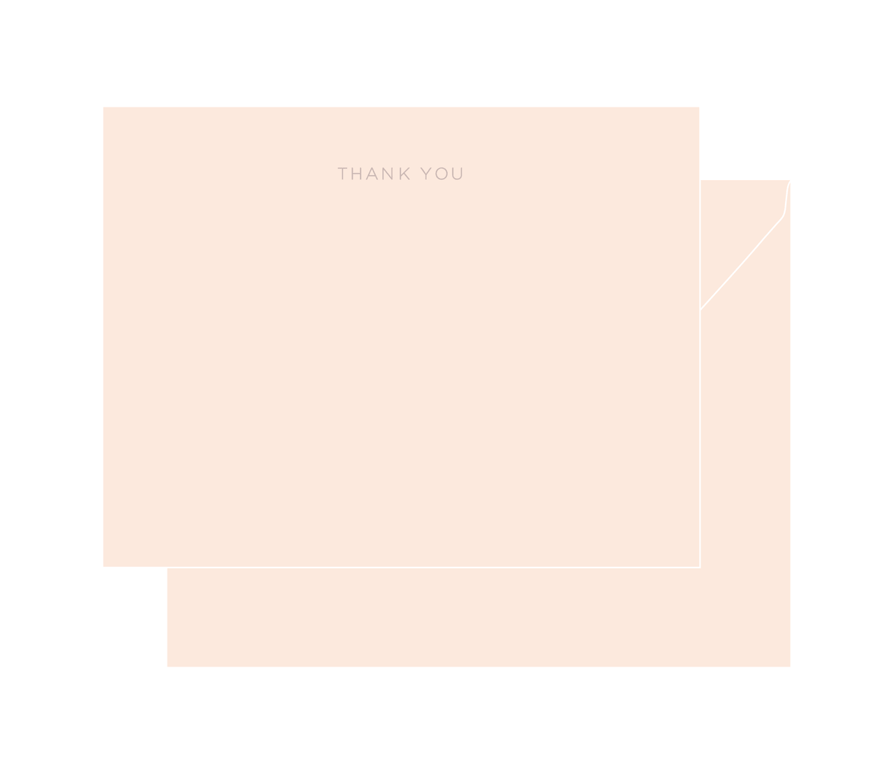 Pink Thank You Note Set