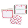 Red Ribbon Candy Flat Notecard Set