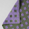 Olive & Lilac Squares Tea Towel