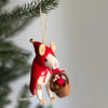 Little Red Mouse-ette Felt Ornament