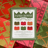 Colorful Christmas Paper Crowns