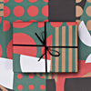 Spot Stripe Christmas Flat Gift Wrap