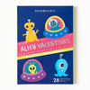 Alien Spaceship Valentine's Cards