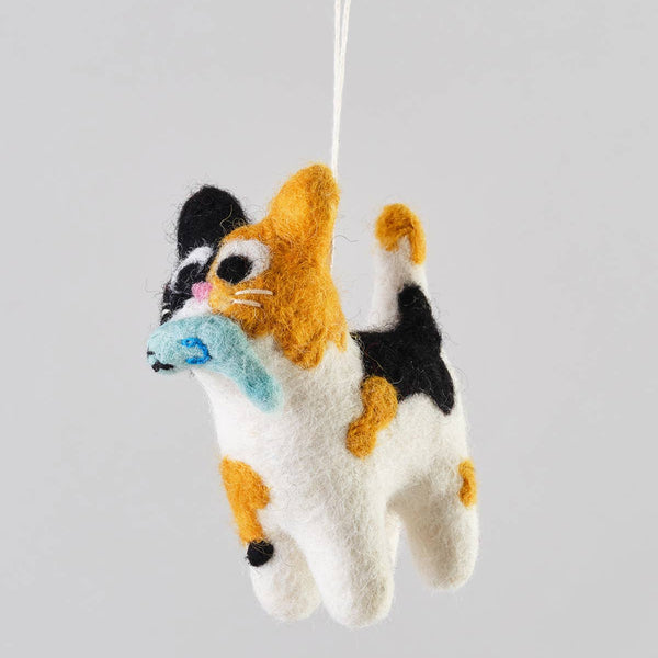 Dwight the Cat Felt Ornament