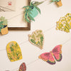 Colorful Butterflies Sewn Garland