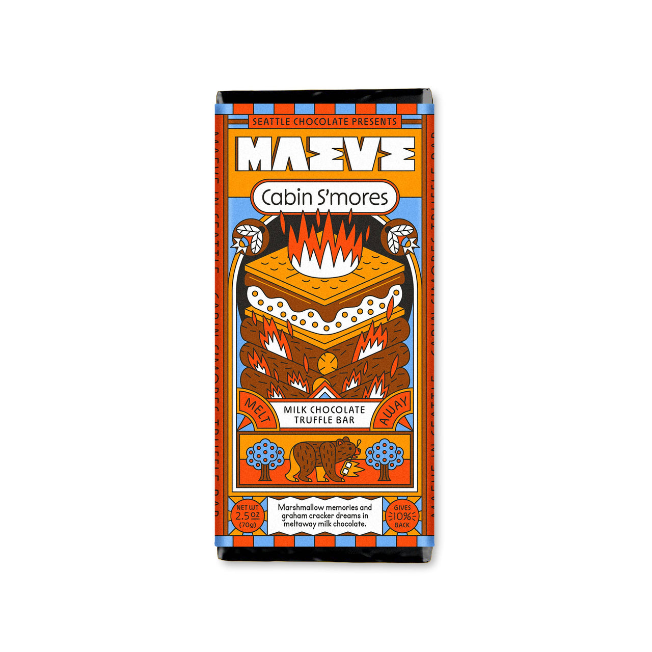 Cabin S'mores Truffle Bar