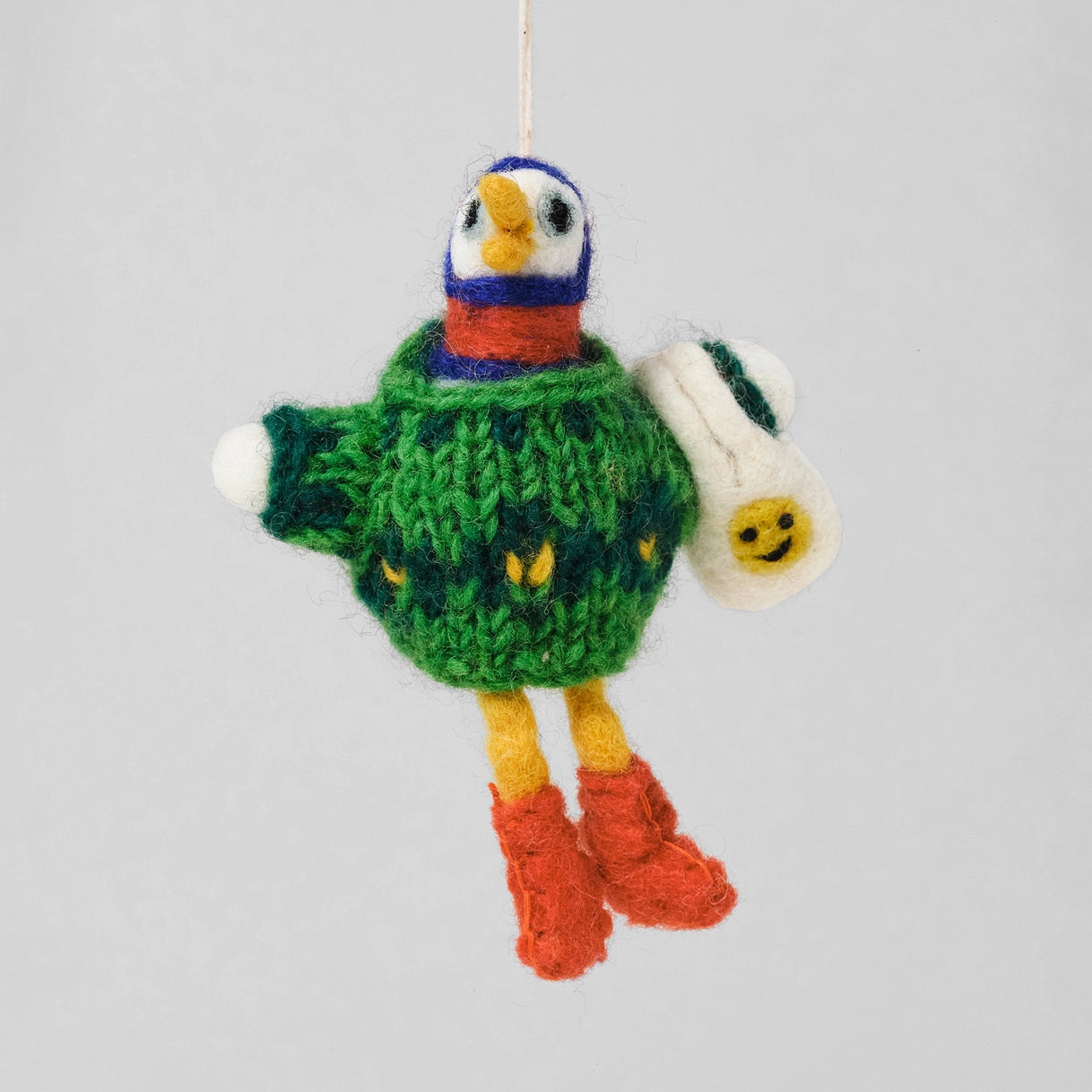 Bird Hanging Felt Ornament