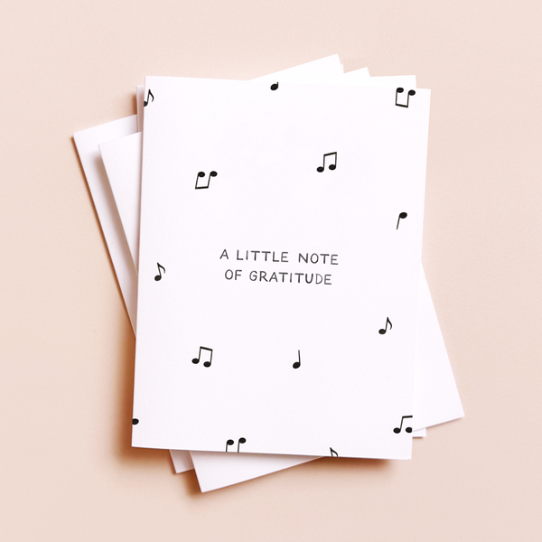 A Little Note of Gratitude