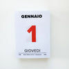 Italian Desk Calendar