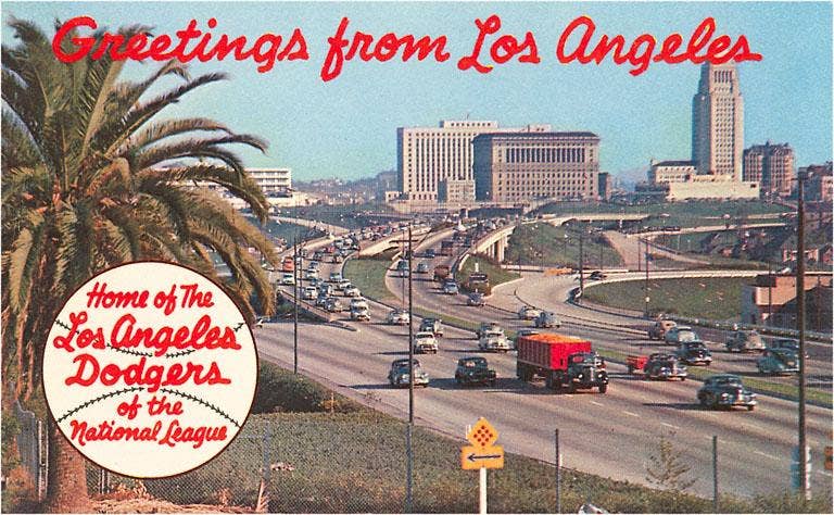 LA-368 Greetings from Los Angeles - Postcard