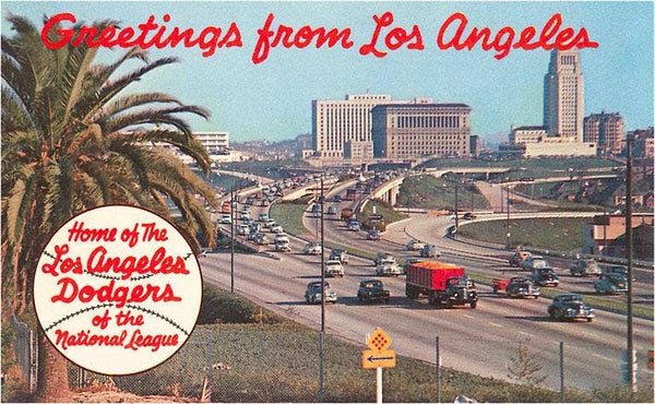 LA-368 Greetings from Los Angeles - Postcard