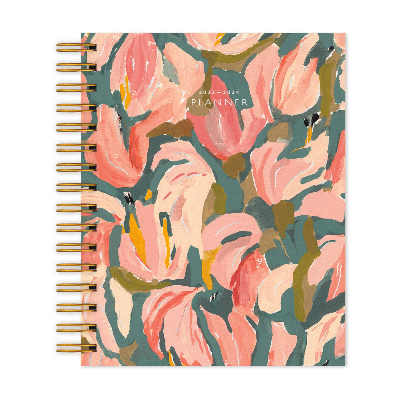 Peaceful Petals 2023-2024 Seedlings 17 Month Planner