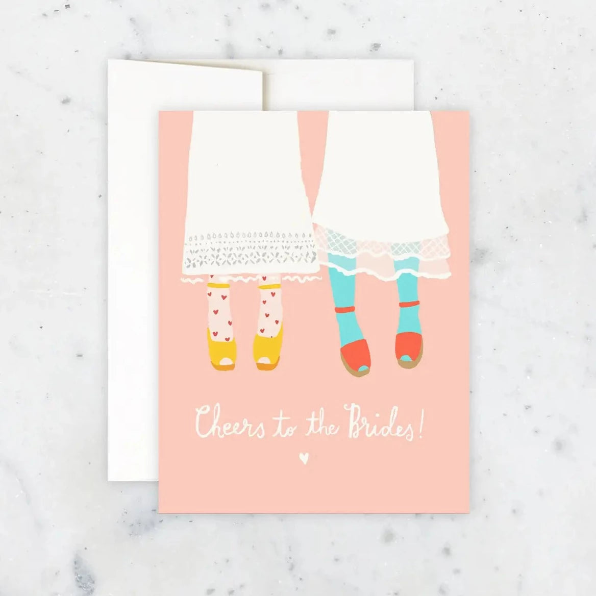 Bride & Bride Dresses Card