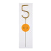 Gold Number Sparkler Candles (0-9)