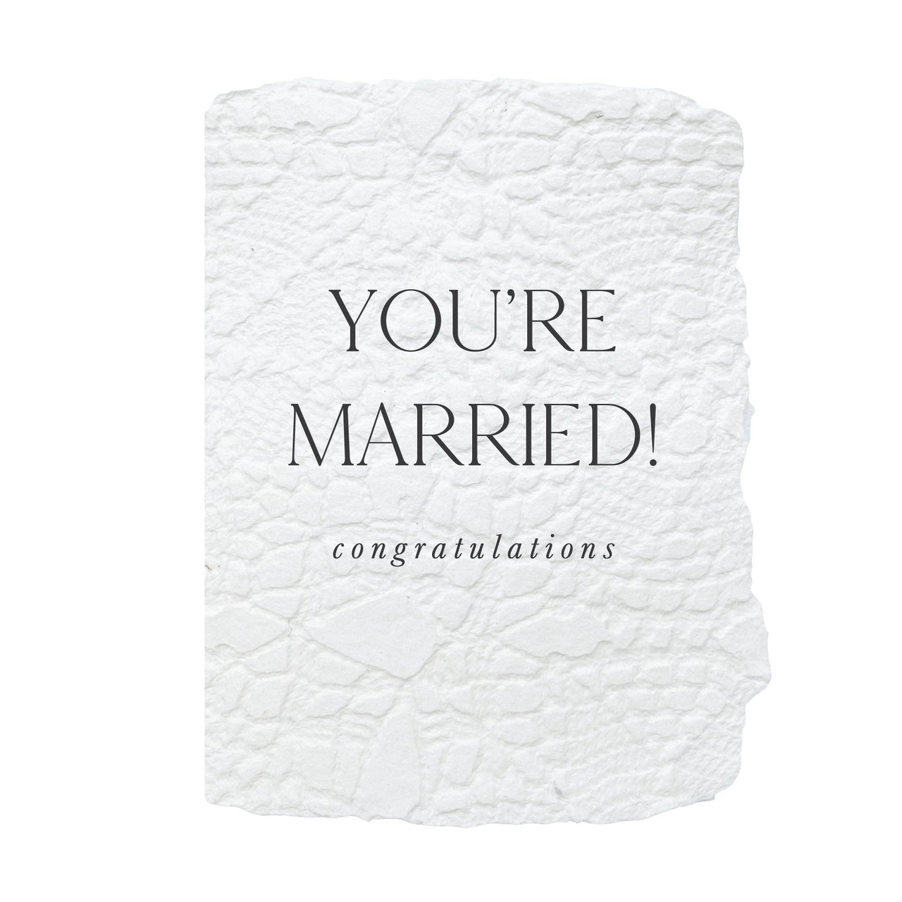You're Married!