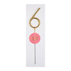 Gold Number Sparkler Candles (0-9)