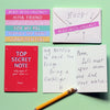 Top Secret Friendship Note Set