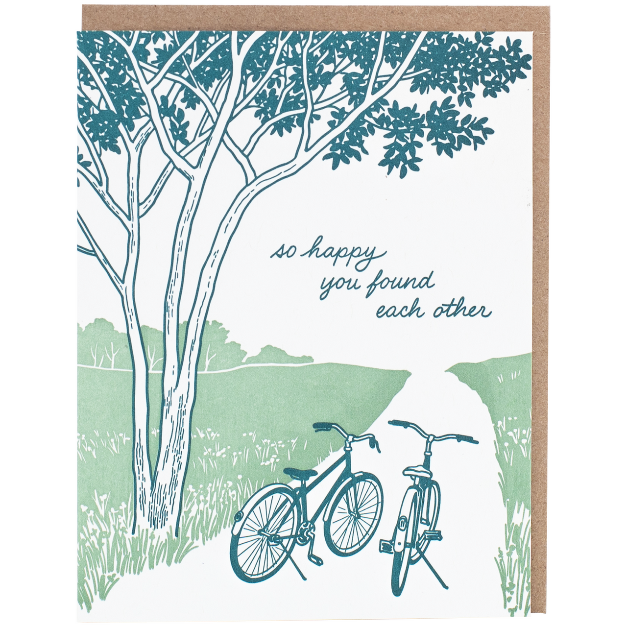 Bikes on a Path Wedding