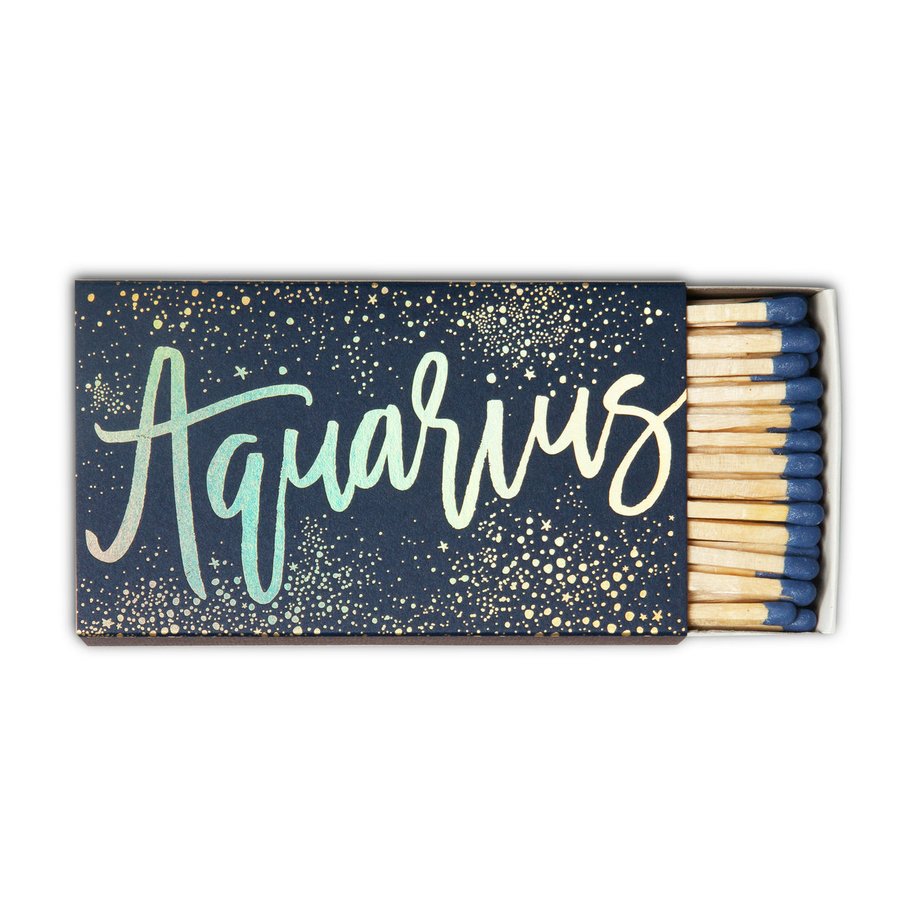 Aquarius Zodiac Matchbox