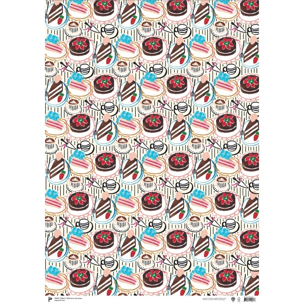 Sweet Table Gift Wrap Sheet