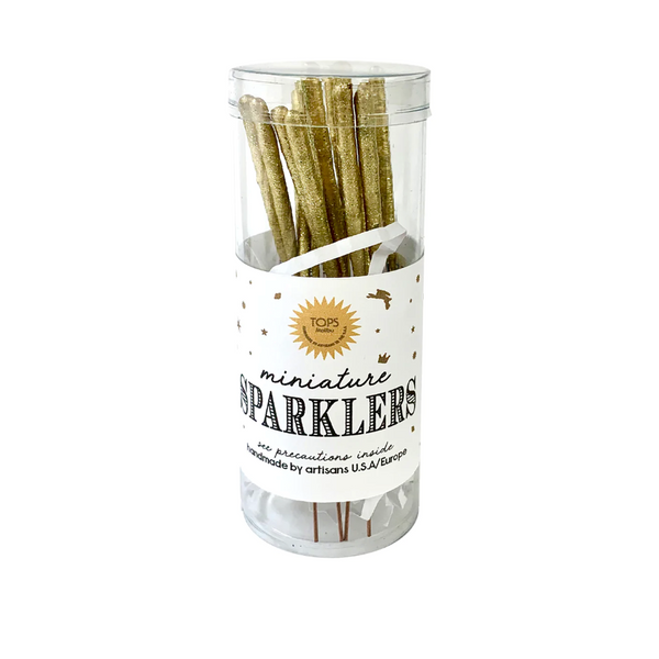 Gold Mini Sparklers in Tube