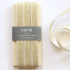 Metallic Loose Weave Ribbon | Wood Paddle 10 Yards