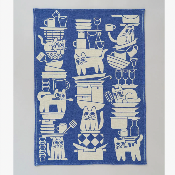 Kitchen Cats Tea Towel
