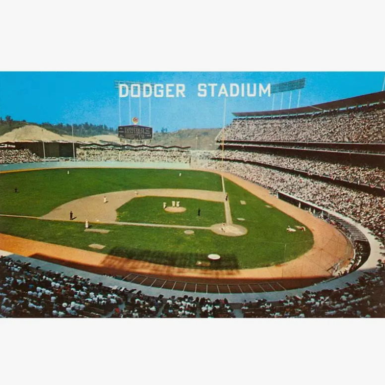 Dodger Stadium Los Angeles Postcard